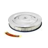 CJ Classics Air Cleaner Chrome With Blue Base/ 289 Hi-Po Decal Mustang V8 1965-1973