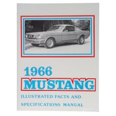 Jim Osborn Reproductions Book 1966 Mustang Illustrated Facts And Specifications Manual