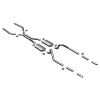 MagnaFlow Dual Exhaust With X-Pipe Kit 2-1/2