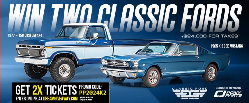 Win a Classic Mustang and F150
