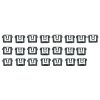 CJ Classics Front Window Molding Retainer Clip Set Mustang Coupe/ Fastback 1966-1968