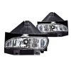 Fog Light Assembly Ultra Clear Pair V6/GT 1999-2004/Mach 1 2003-2004
