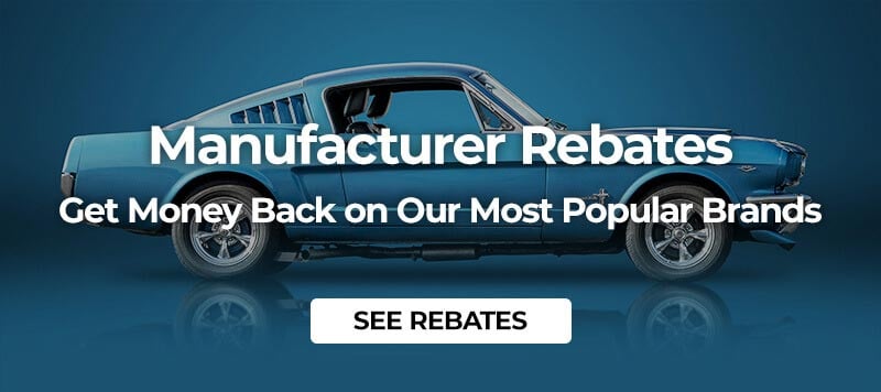 Manufacturer rebates