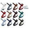 Scott Drake Seat Belt With Tri-Bar Running Horse Emblem Pair 1965-1973