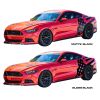 Anchor Room Side Decal Kit Tattered American Flag Mustang 2015-2023