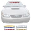 Graphic Express Windshield Banner 'Cobra' With Snake Logos