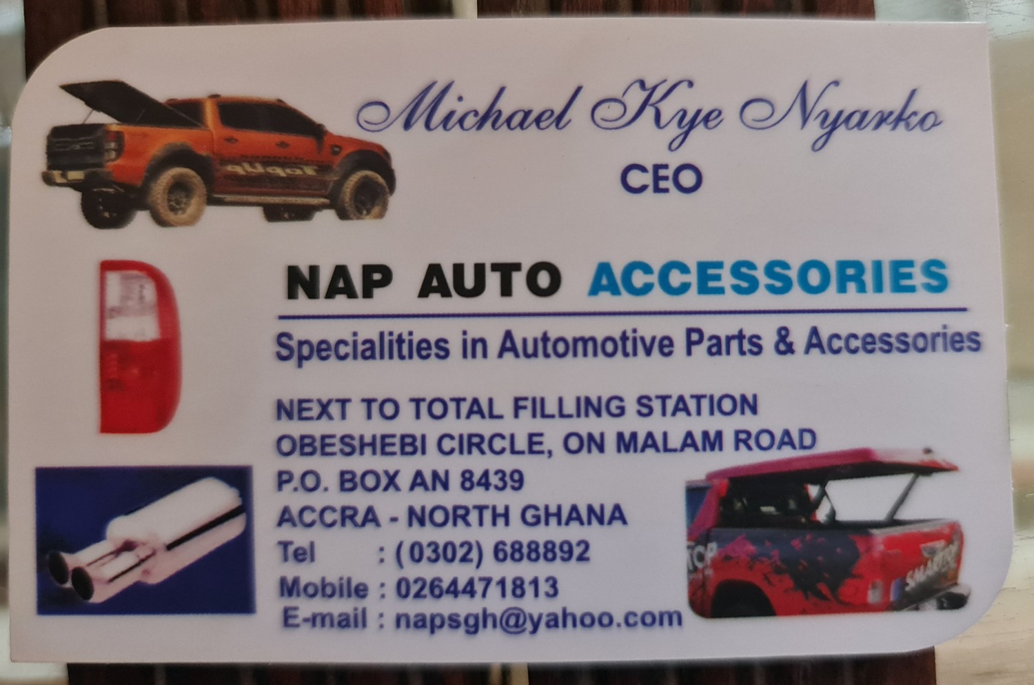 NAP AUTO ACCESSORIES